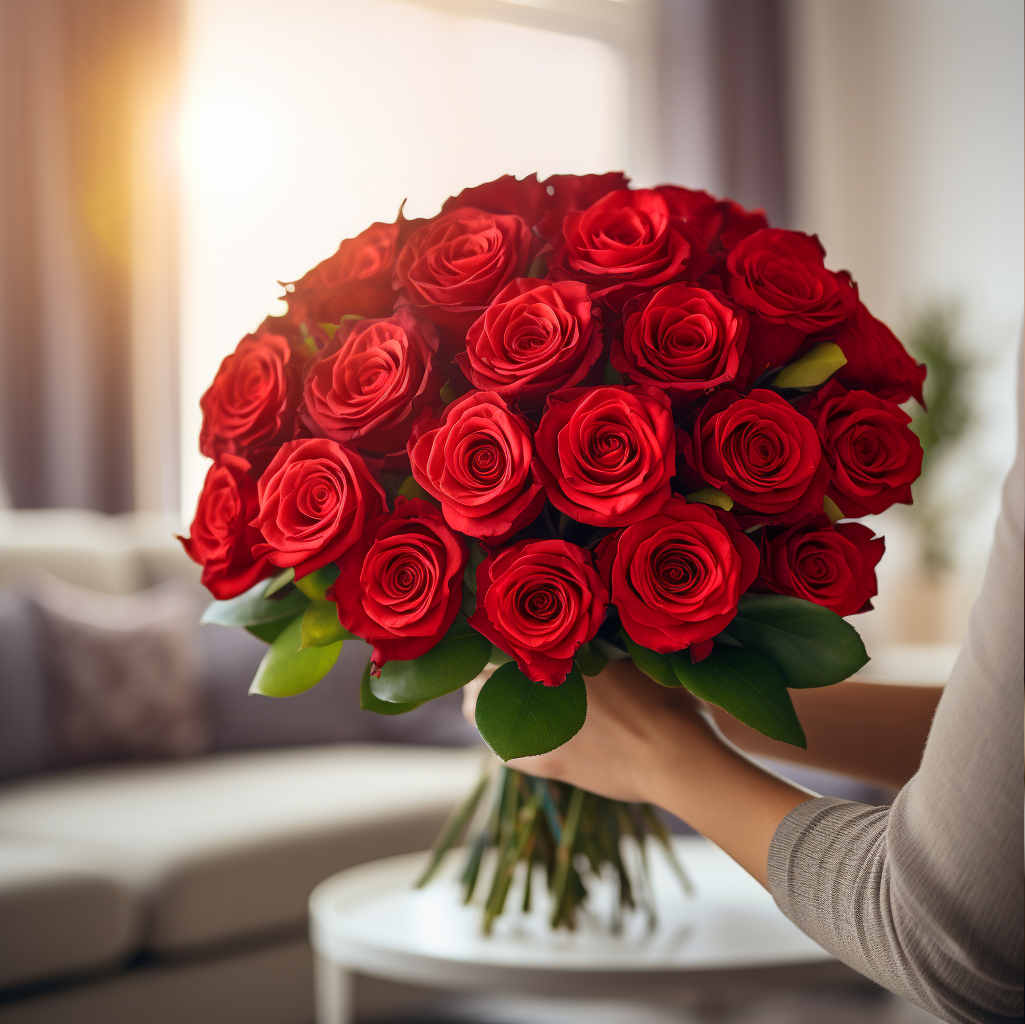Red Roses Valentine's Day Flowers