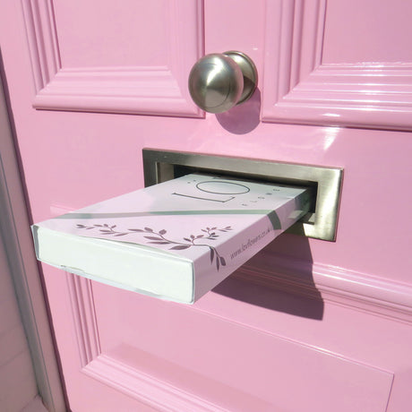 Fresh flowers delivered by post