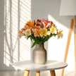 Bright alstroemeria bouquet available for fast UK flower delivery