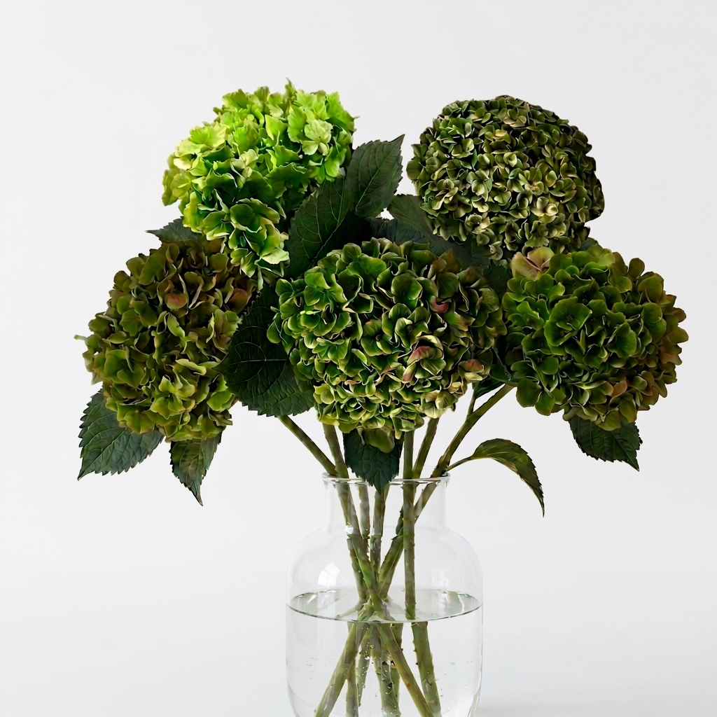 UK Grown Mixed Green Hydrangea