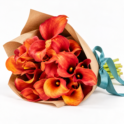 Orange Calla Lilies – Captain Trinity
