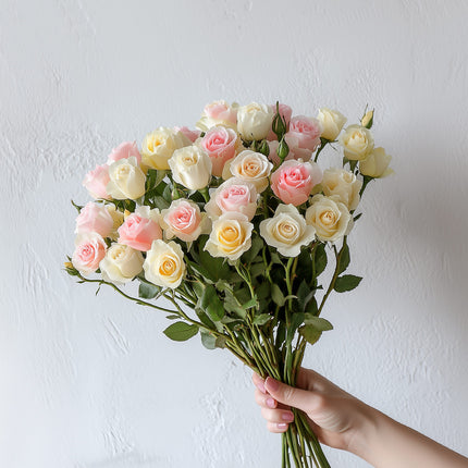 Pastel Spray Roses Delivery UK Bouquet