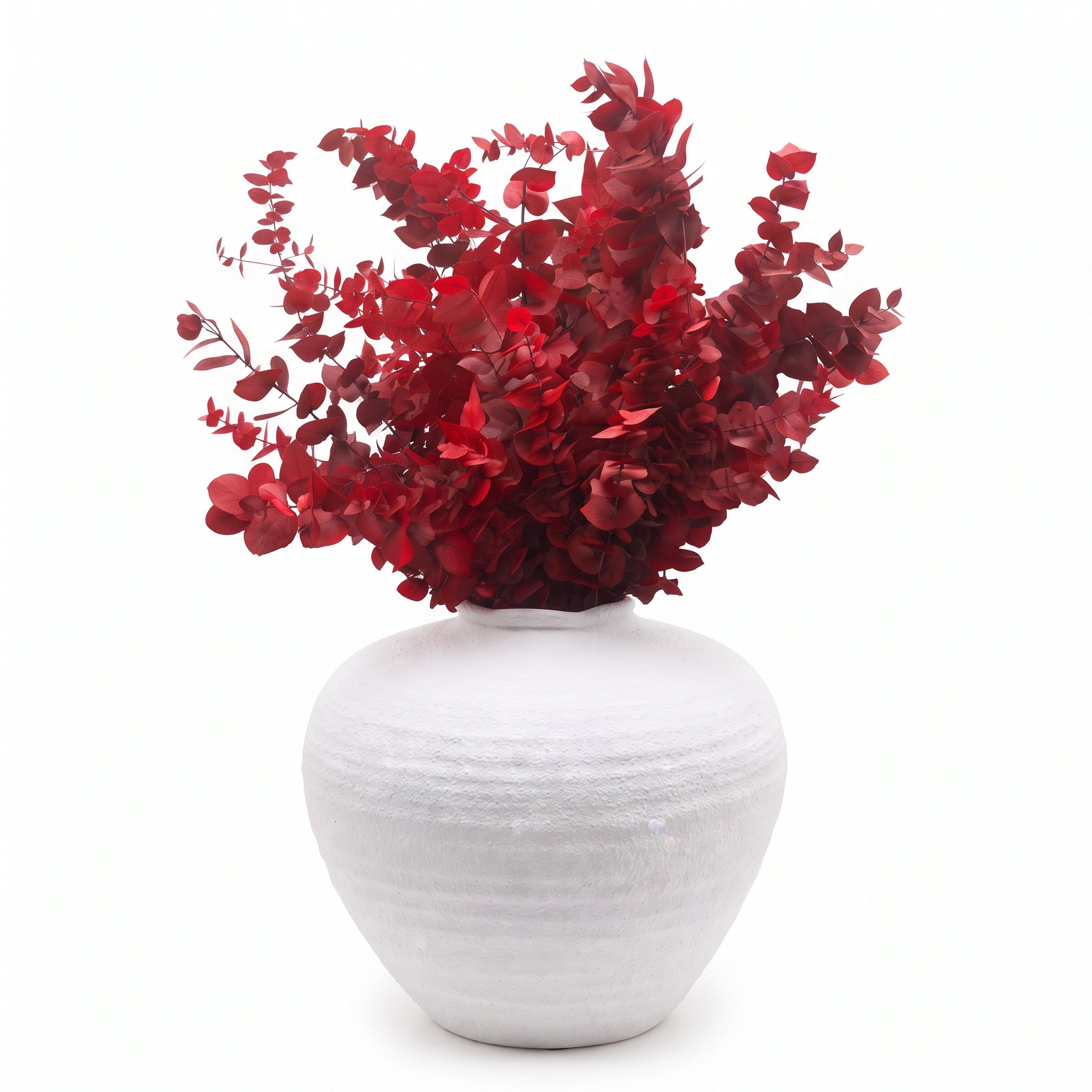 Red Preserved Eucalyptus Bunch