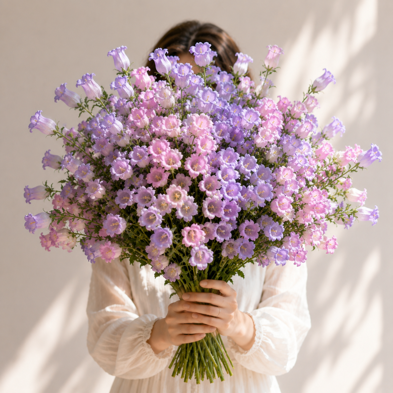British Mixed Bright Campanula Stems