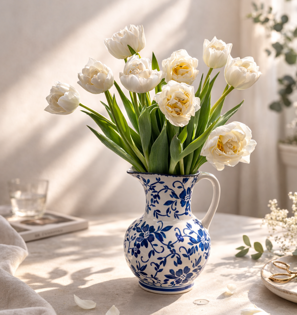 The Iceberg – White Double Tulips