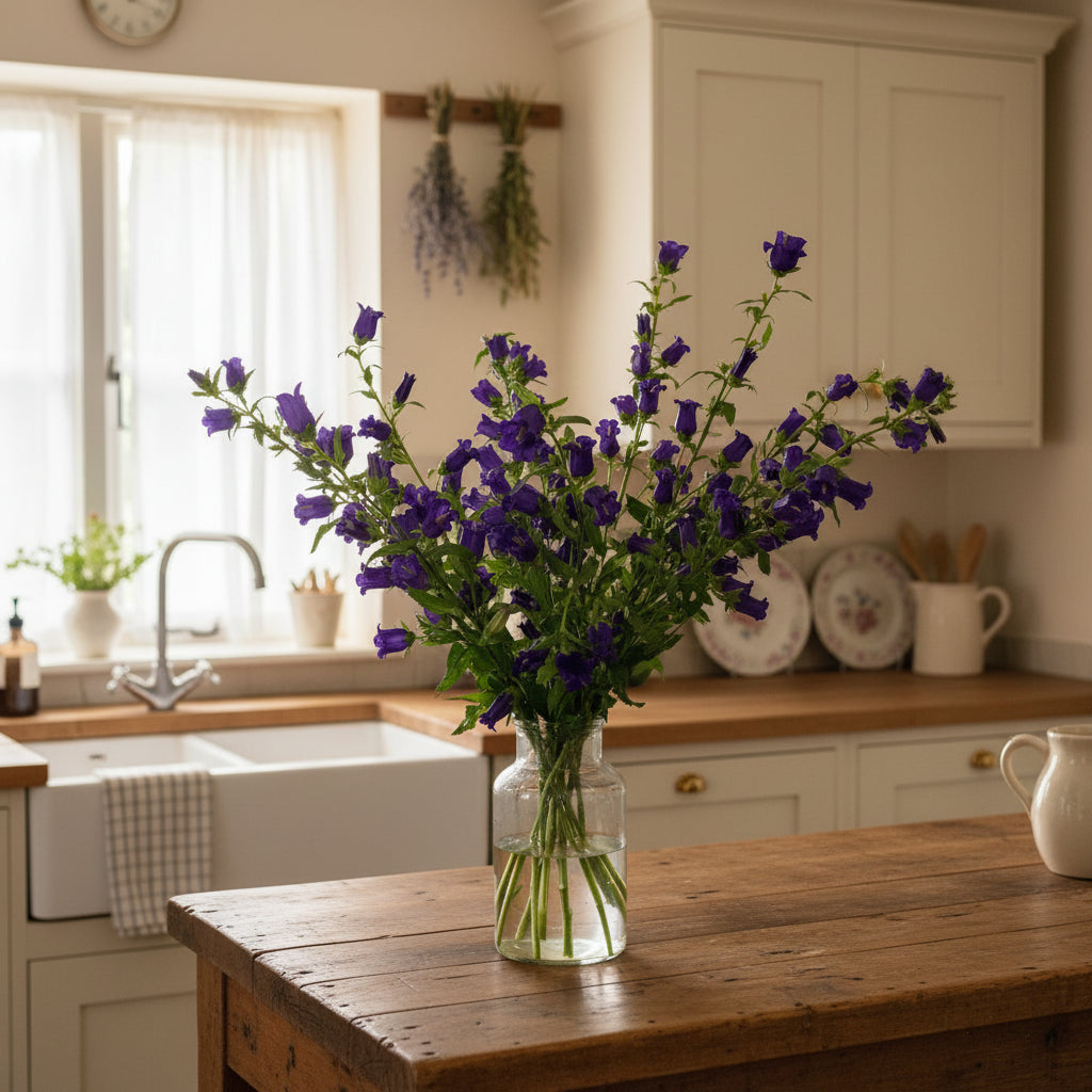 British Purple Campanula | Fresh Seasonal Bellflowers