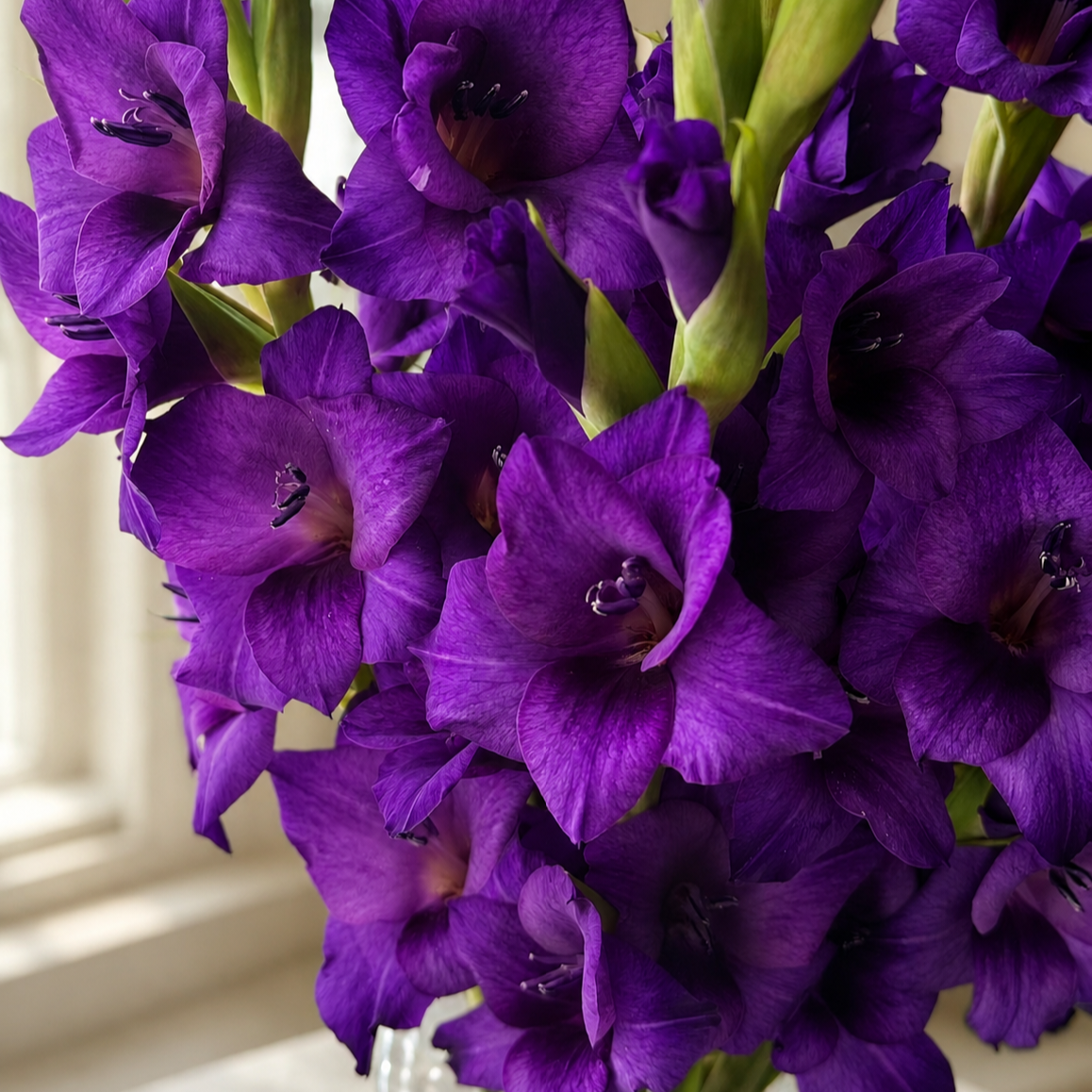 Purple Gladioli – British Grown | 75cm