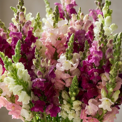 British Mixed Snapdragon Flowers