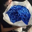 Ecuadorian Blue Bell Dyed Roses | Premium Fresh Cut Blue Roses