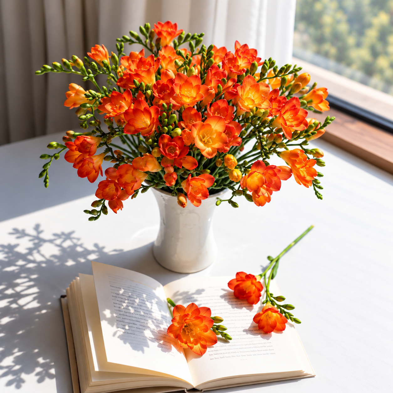 Sunset Orange Freesia