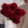 British-Grown Red Peonies with Free Delivery
