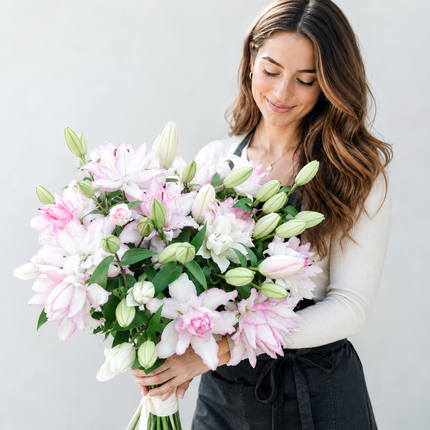 Roselily Anouska Double Lily | Pollen-Free Fresh Cut Flowers