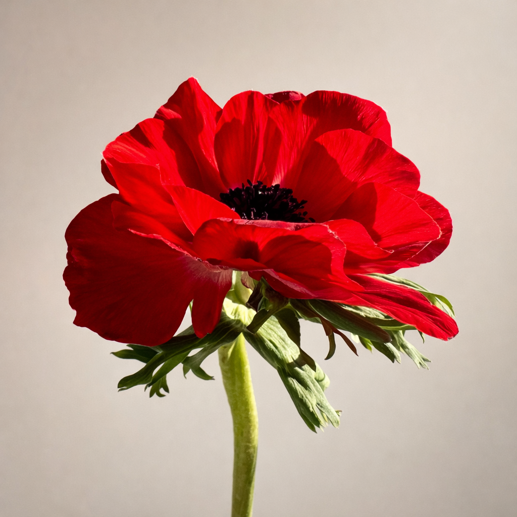 British Grown Red Anemones
