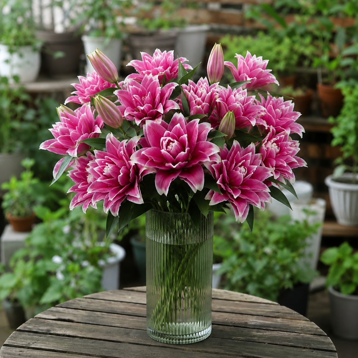 UK Grown Pollen-Free Pink Rose Lily ‘Manouska’