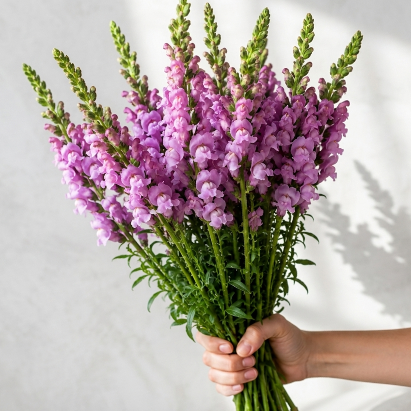 British Lavender Snapdragon Flowers