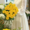 Yellow Rose Stems | Moonwalk Roses | Fresh UK Delivery