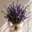 British Mixed Bright Campanula Stems