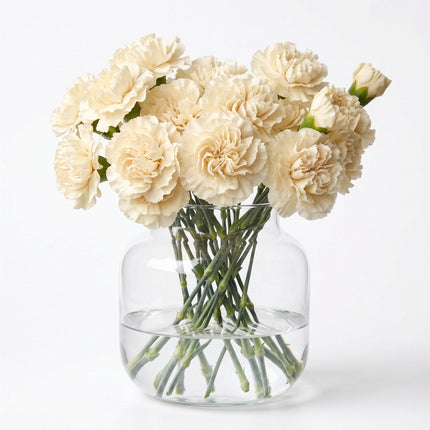 Carnations -Cream