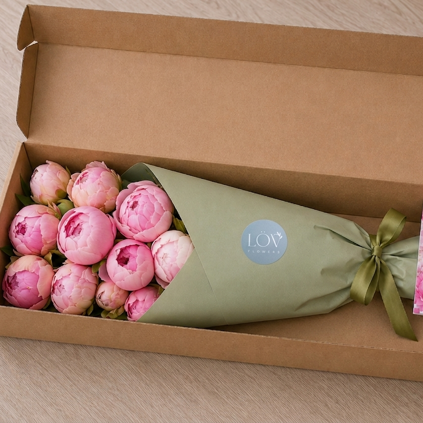 Premium British Pink Peonies
