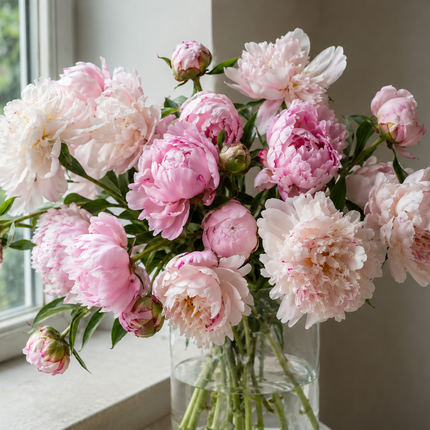 Mixed Peony Stems