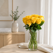 Yellow Rose Stems | Moonwalk Roses | Fresh UK Delivery