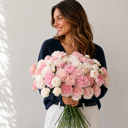The Blush Carnation Bouquet