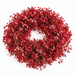 Dyed Red Gypsophila Wreath – 35cm