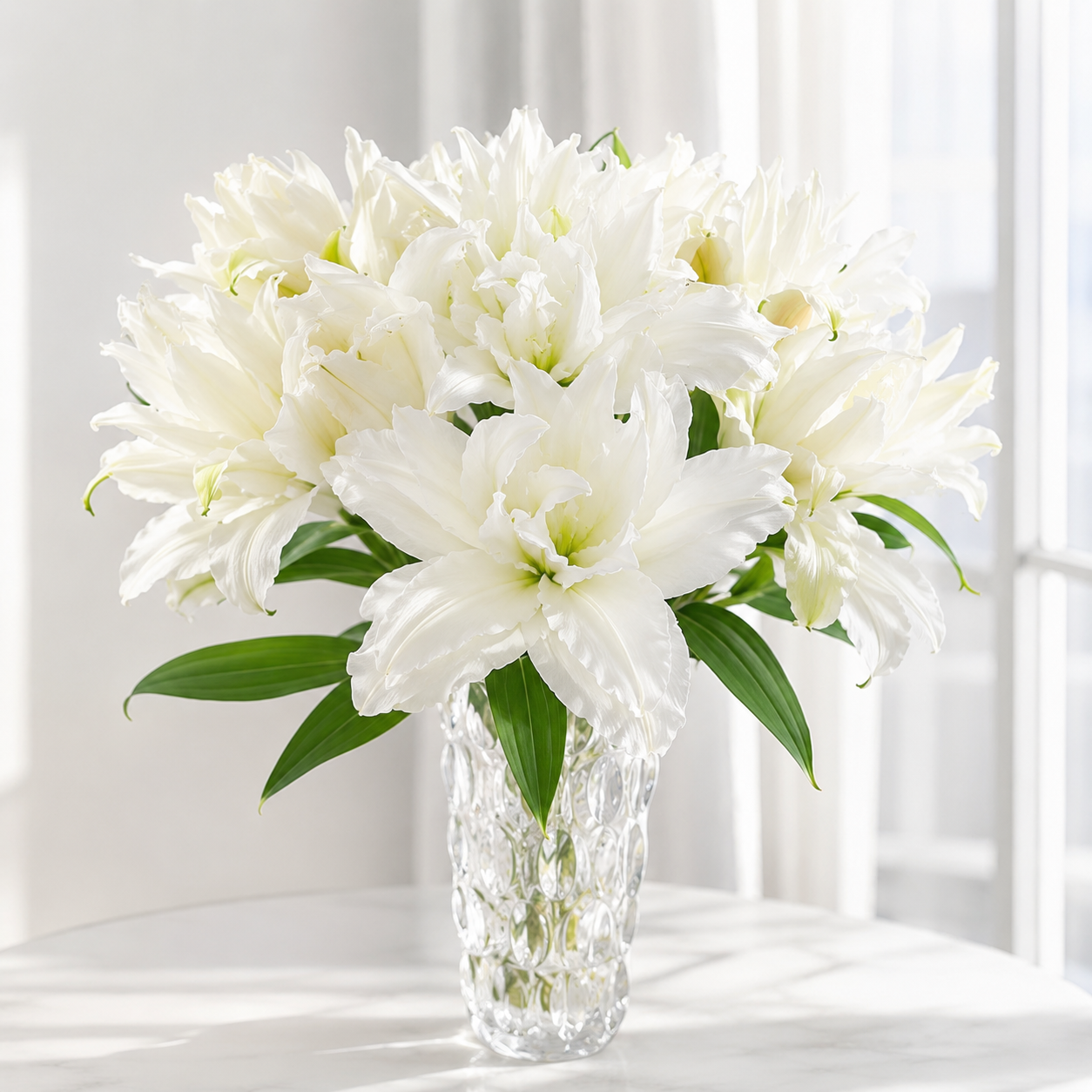 UK Grown Pollen-Free White Rose Lily ‘Delemara’