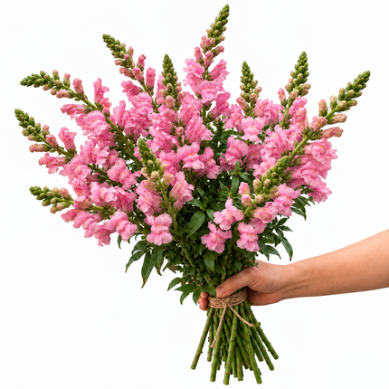 British Pink Snapdragon Flowers