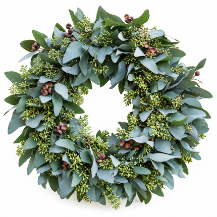 Fresh Eucalyptus & Berry Wreath