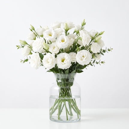 UK Grown White Lisianthus