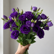 UK Grown Purple Lisianthus
