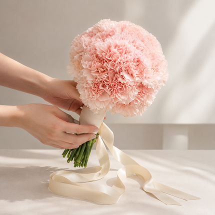 The Blush Carnation Posy