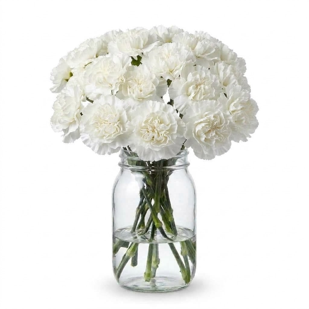 Carnations - White