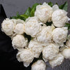 White Peony Stems