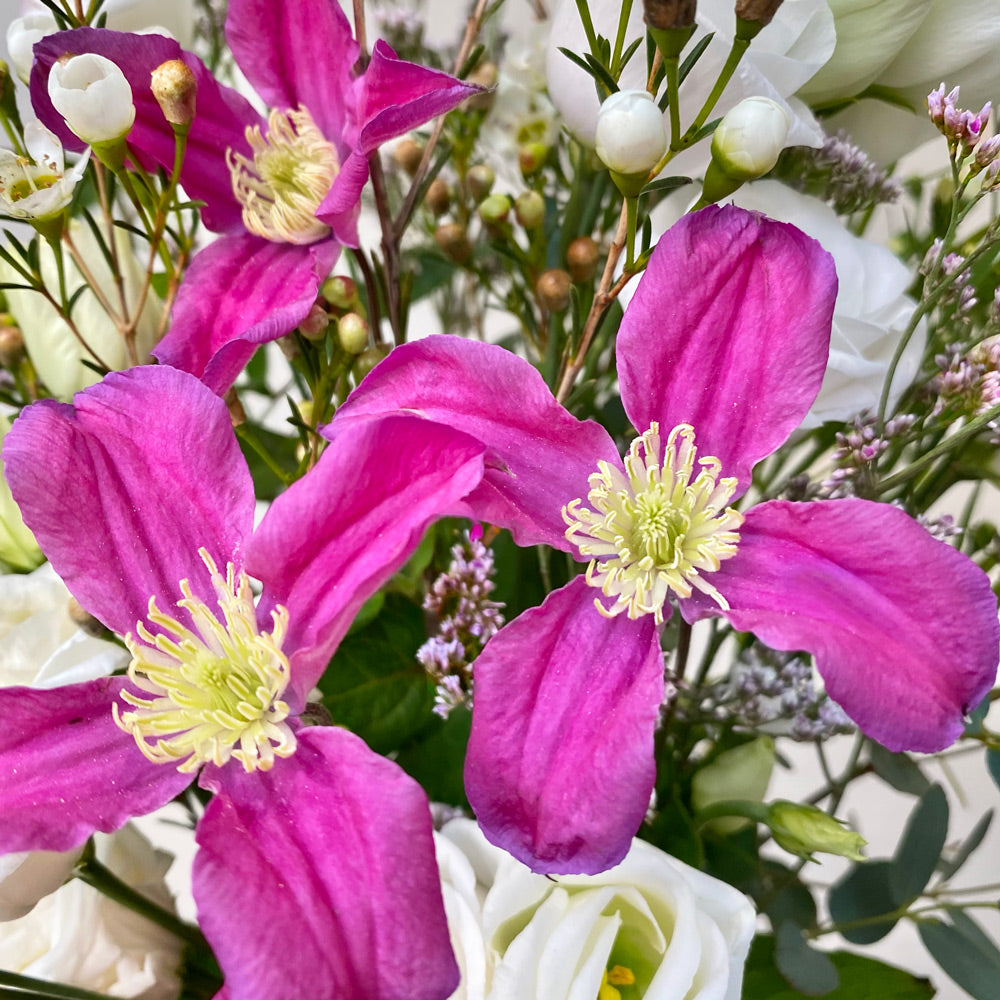 Wild purple and white flowers - LOV Flowers